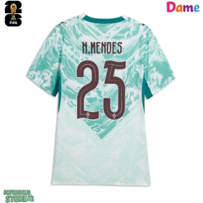 Portugal Nuno Mendes #25 Replika Udebanetrøje Dame VM 2026 Kortærmet